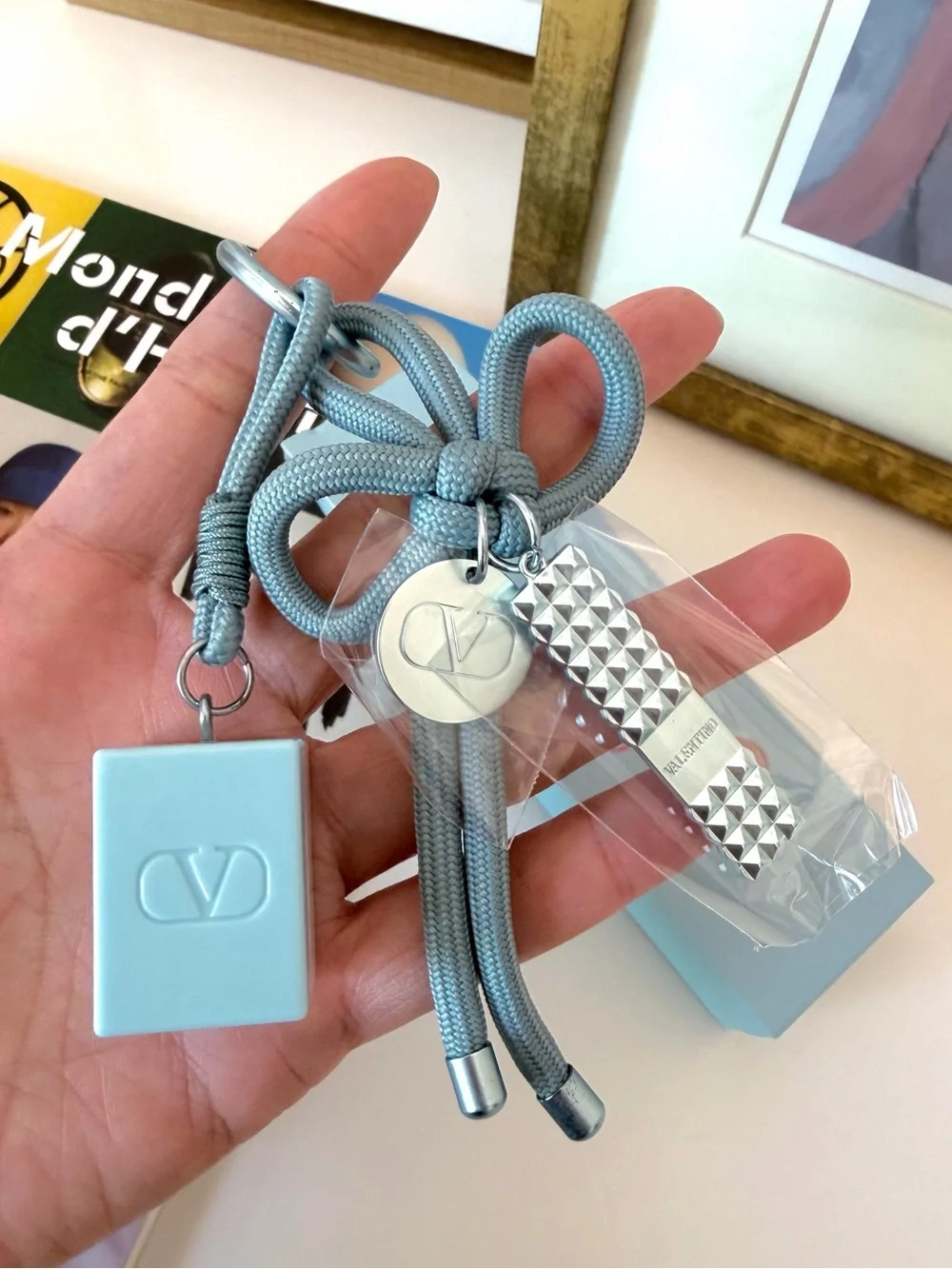 Valentino Mahjong Keychain/Bag Charm
